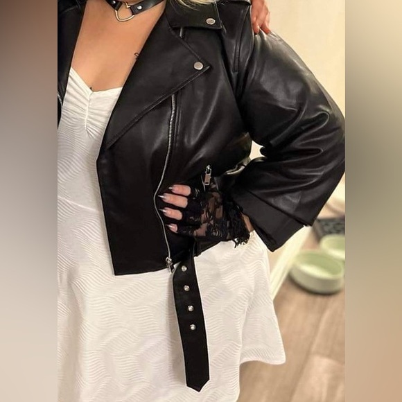 Plus Faux Leather Jacket - size 3x - Picture 1 of 4